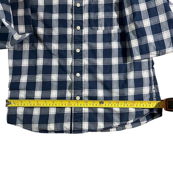 Men’s Abercrombie & Fitch Muscle Plaid Button Down Shirt L - Picture 4 of 11